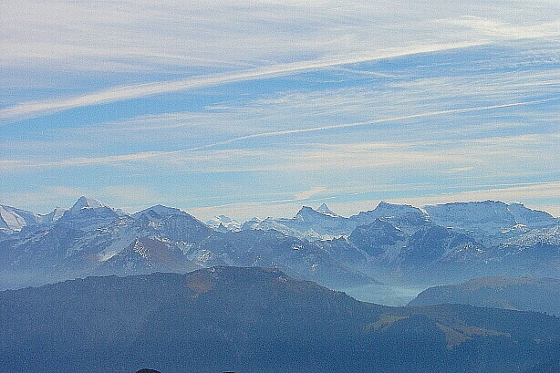 Steghorn (3146m), Dent Blanche (4357m), Wildstrubel (3244m)