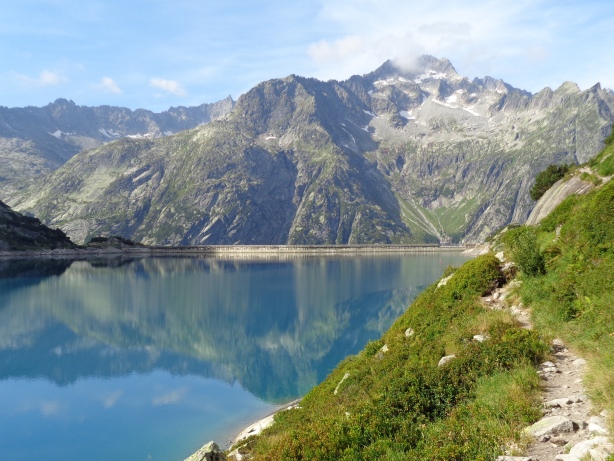 Staumauer vom Gelmersee