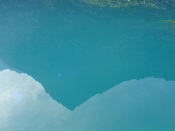 Spiegelung vom Schoibhoren (2684m) im Gelmersee