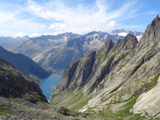 Blick nach Westen von der Hütte