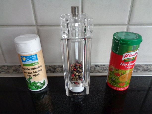 Pfeffer, Salz und Kräuter
