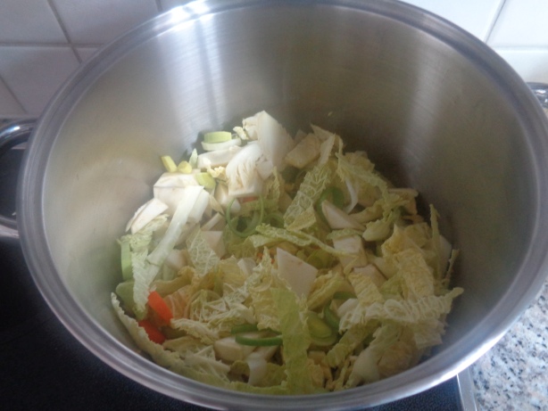 Alles Gemüse beigeben