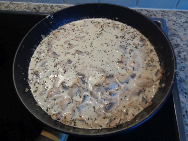 Boil 1 more minute and stir, add some cornstarch if sauce is not firm enough