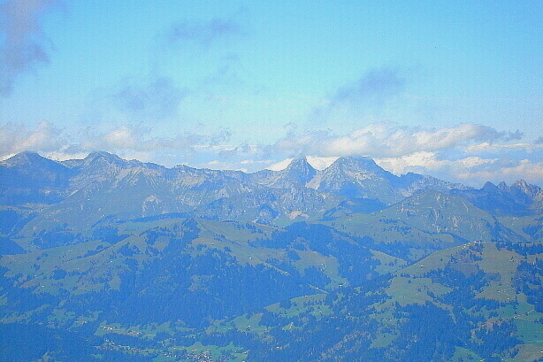 Vanil Noir (2389m), Dent de Folliéran (2340m), Dent de Brenleire (2353m)