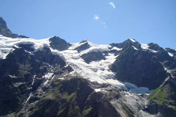 Gwächta (3164m), Ankenbälli (3161m) und Mättenberg (3104m)