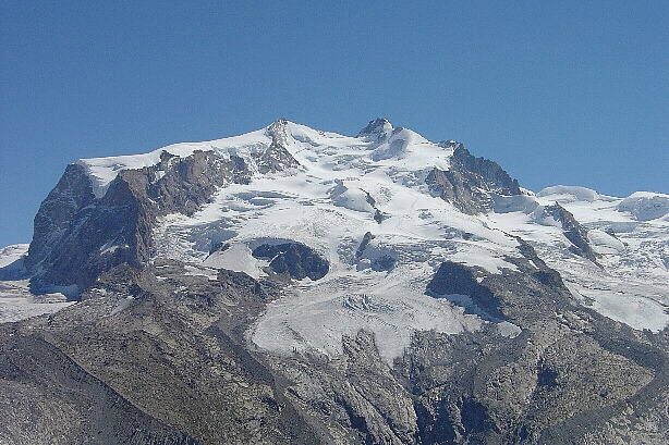 Monte Rosa - Nordend (4609m) und Dufourspitze (4634m)