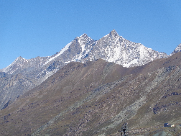 Mischabel - Nadelhorn (4327m), Dom (4545m), Täschhorn (4490m)
