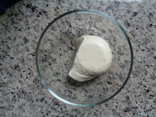 Etwas Mozzarella oder Fetakäse