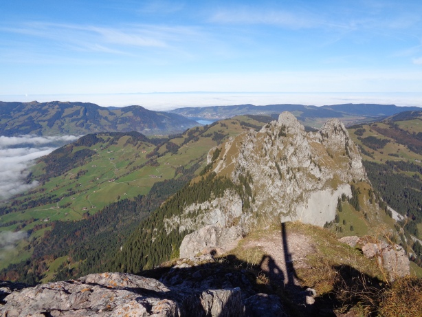 Morgartenberg (1244m), Kleiner Mythen (1810m)