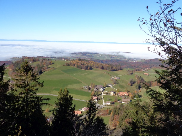 Nebelmeer Blickrichtung Norden