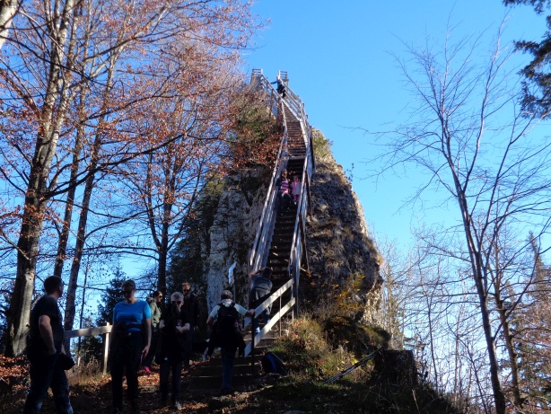 Treppe zum Guggershörnli / Guggershorn (1283m)