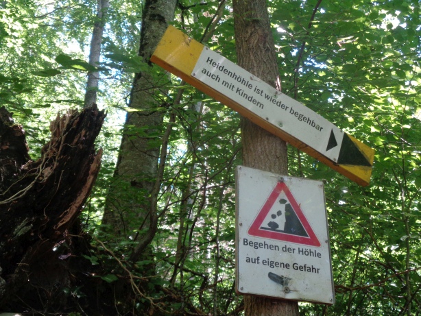 Eingang zur Heidenhöhle