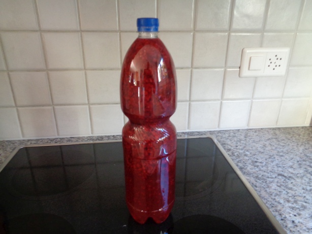 Den Zuckersirup beigeben und mindestens 6 Monate warten