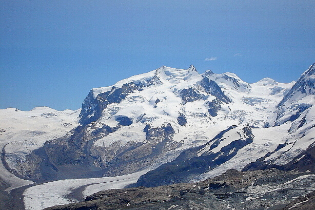 Monte Rosa - Nordend (4609m) und Dufourspitze (4634m)