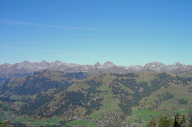 Vanil Carré, Pointe de Paray, Vanil Noir, Dent de Folliéran, Dent de Brenleire, Wandflue