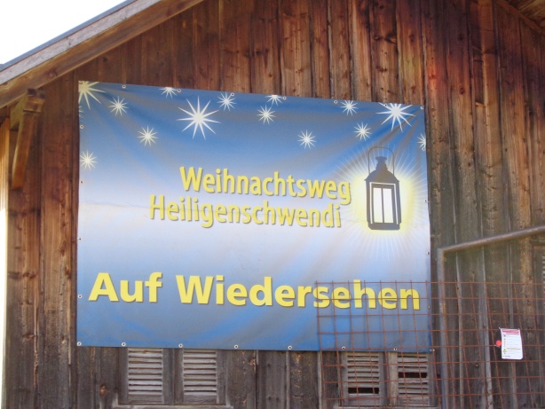 Weihnachtsweg beendet