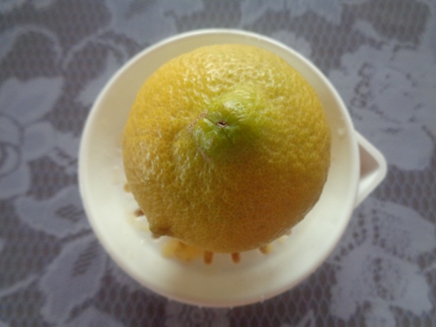 Press the juice from the lemons