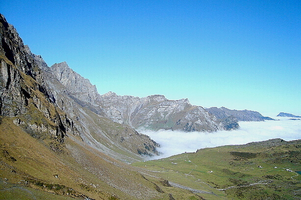 Hanghorn (2679m), Nünalphorn (2385m), Widderfeld Stock (2351m)