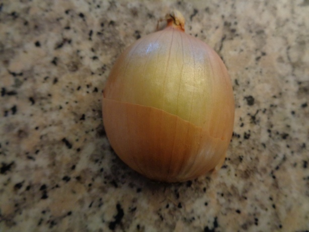 Eine halbe Zwiebel