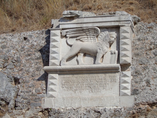 Venetianisches Wappen mit dem Markuslöwen