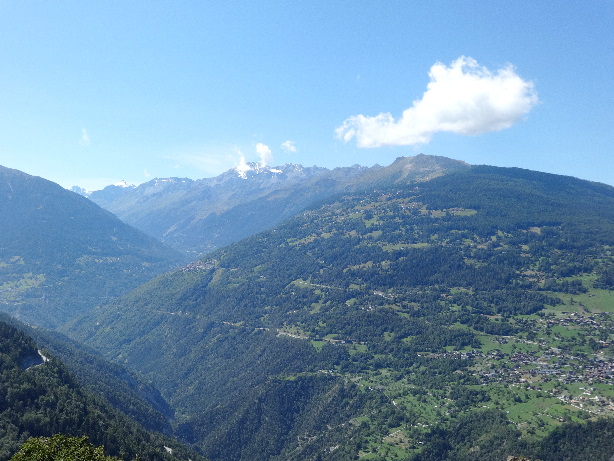 Le Métailler (3213m), Les Louerettes (3069m), Bec de la Montau (2922m)