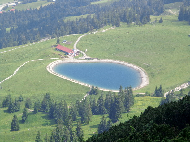 Speichersee bei der vorderen Wiedhaghütte
