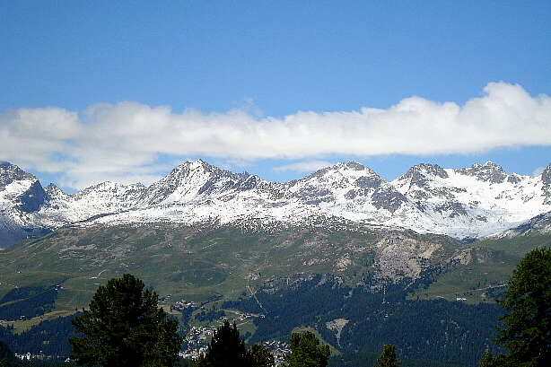 Piz Grisch (3098m), Piz Corviglia (3106m), Piz Saluver (3161m), Piz Ott (3246m)