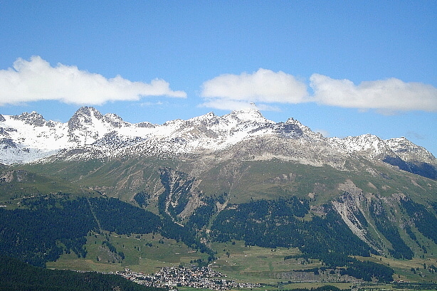 Piz Corviglia (3106m), Piz Saluver (3161m)