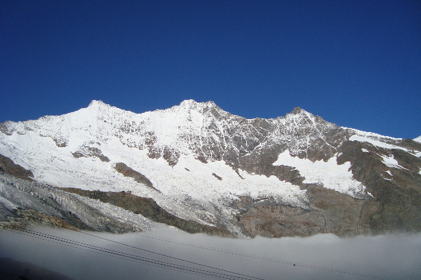 Mischabel - Täschhorn (4490m), Dom (4545m), Lenzspitze (4294m)