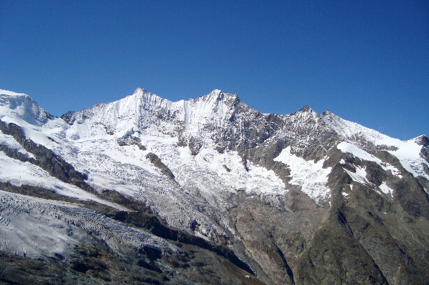 Mischabel - Täschhorn (4490m), Dom (4545m), Lenzspitze (4294m)
