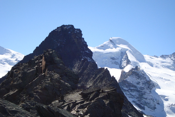 Egginer (3366m), Allalinhorn (4027m)