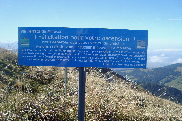 Klettersteig beendet