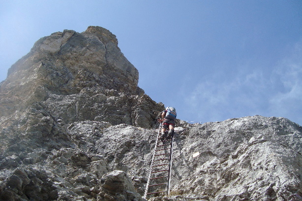 Noch 15 Minuten bis zum Gipfel