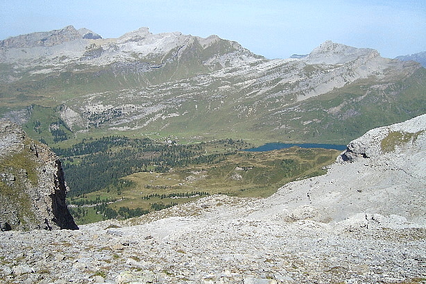 Rotsandnollen (2700m), Graustock (2662m), Engstlensee (1850m)