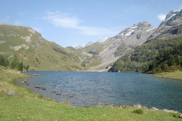 Engstlensee (1850m), Jochpass (2207m), Reissend Nollen (3003m)