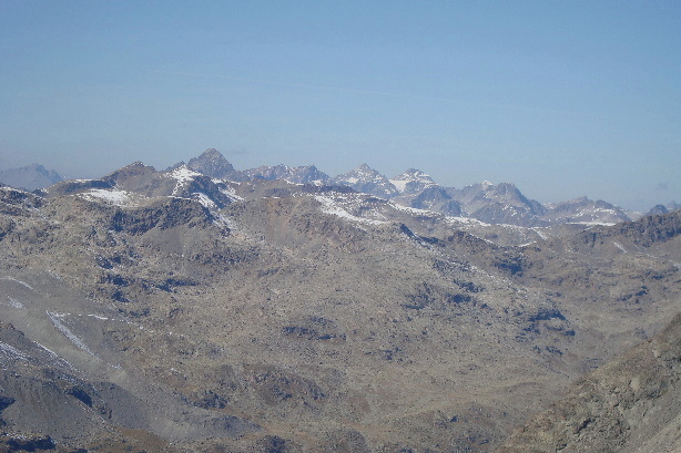 Piz Jenatsch, Piz Nair, Piz Corviglia, Piz Bleis Marscha, Piz Ela