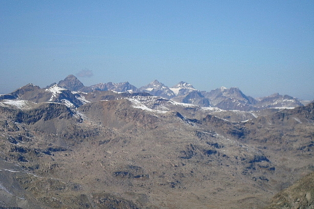 Piz Jenatsch, Piz Nair, Piz Corviglia, Piz Bleis Marscha, Piz Ela