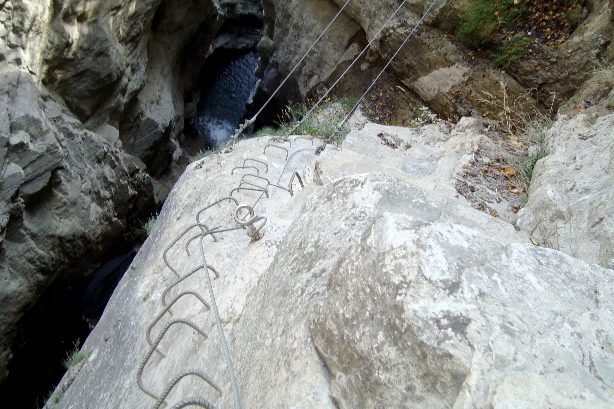 Tiefblick in die Schlucht