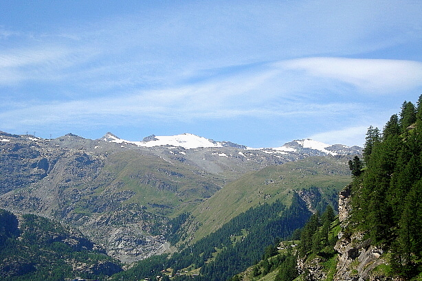 Theodulhorn (3469m), Furgghorn (3453m)