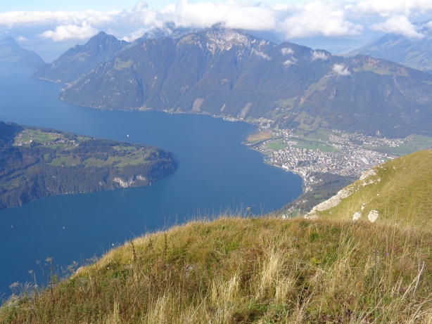 Vierwaldstättersee, Urnersee, Brunnen, Rigi-Hochflue (1699m)