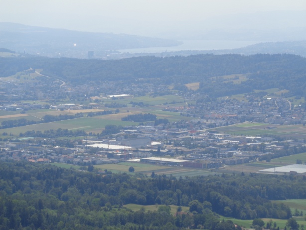 Zürichsee im Hintergrund