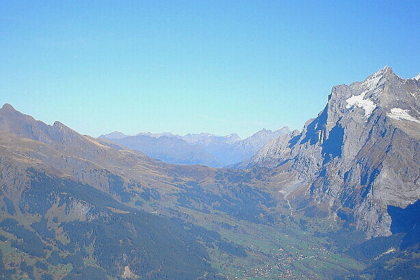 Engelberger Rotstock, Planplatten, Wissigstock, Grosse Scheidegg, Wetterhorn