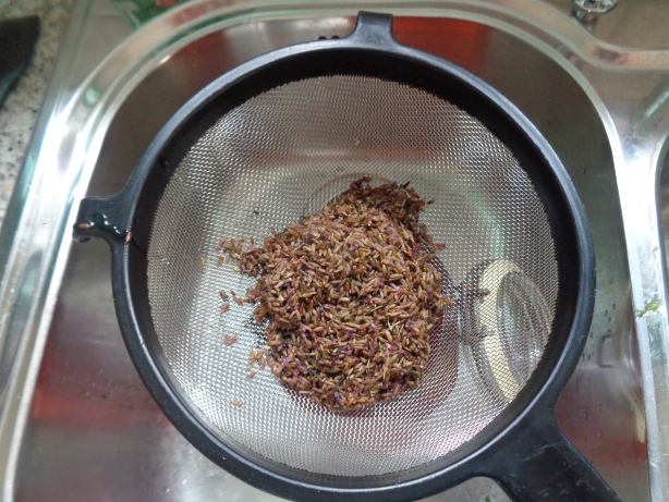 Lavendel herausfiltern