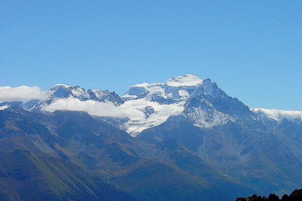 Petit Combin (3672m) und Grand Combin (4314m)