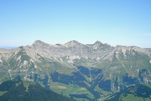 Pointe de Paray (2375m), Vanil de l'Ecri (2375m), Vanil Noir (2389m)