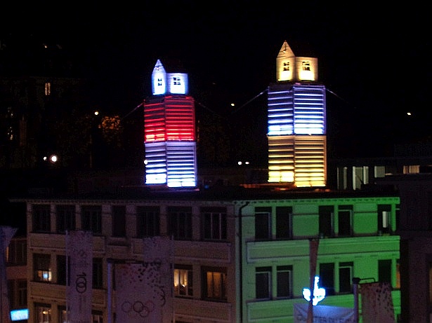 Village dans le ciel - Bâtiments du Flon - Collectif Pitaya