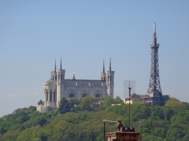 Basilika / Basilique Notre Dame de Fourvière und Tour Métallique