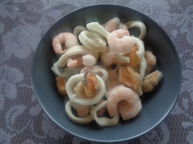 500 Gramm gefrorene Meerfrüchte