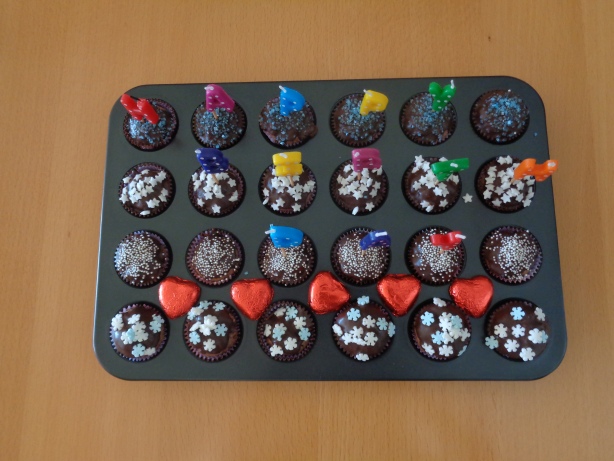 Minimuffins als Geburtstagskuchen