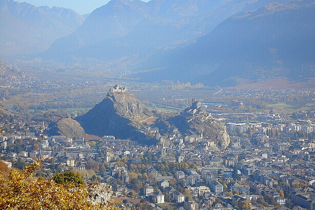 Valère, Tourbillon und Sitten